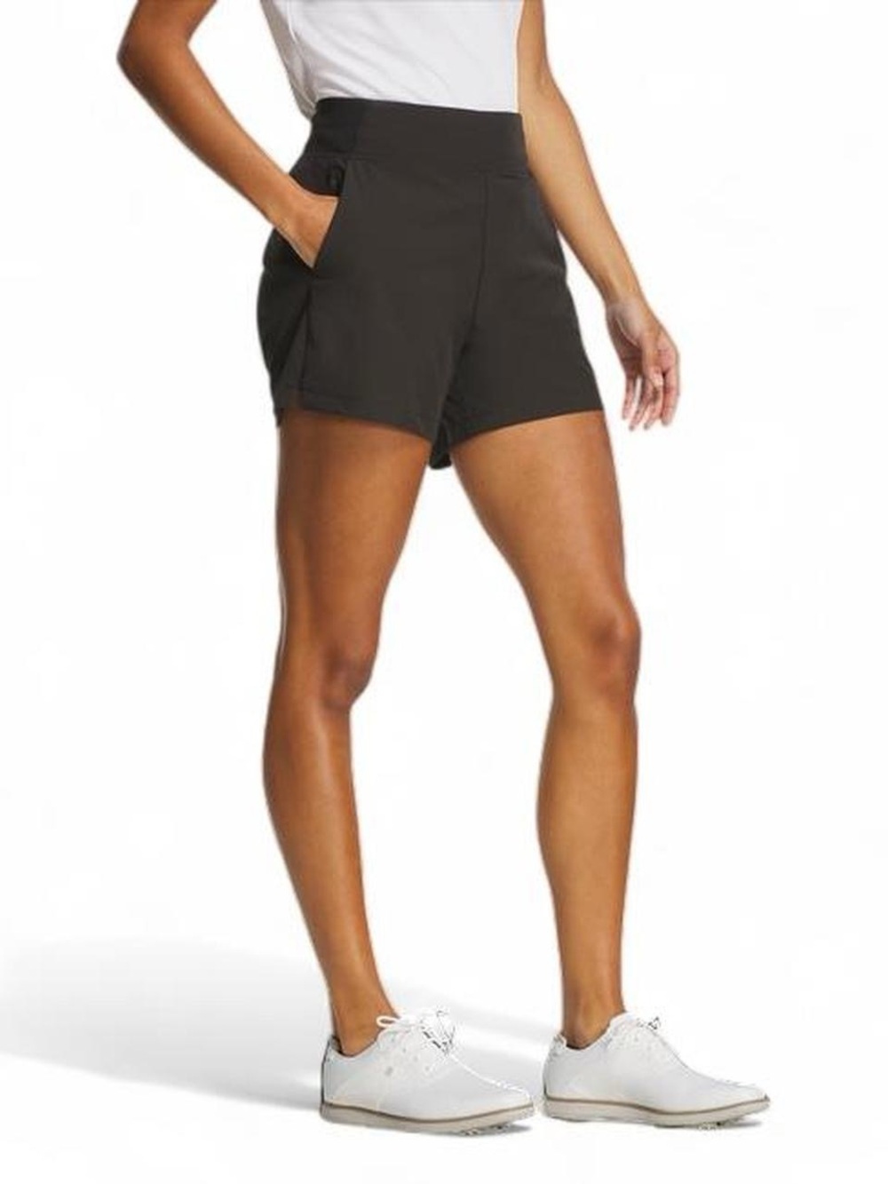 Black Women's Footjoy Athletic Shorts